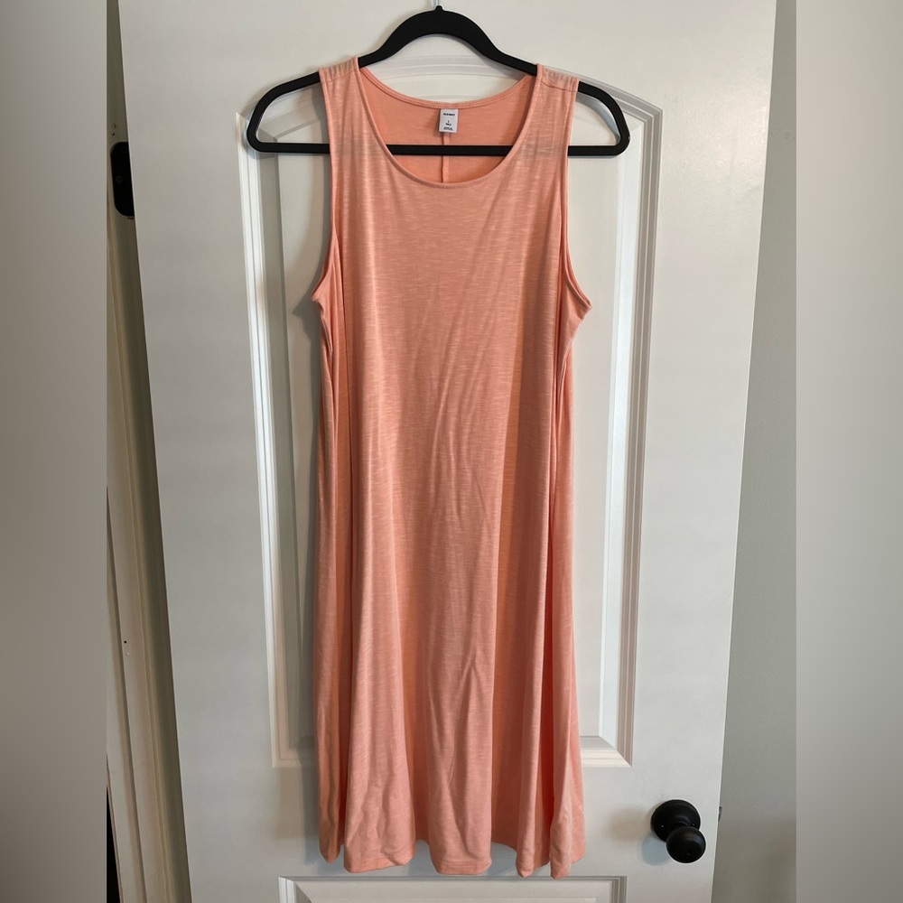 Old Navy Large Tall Pink Tank Top Dress